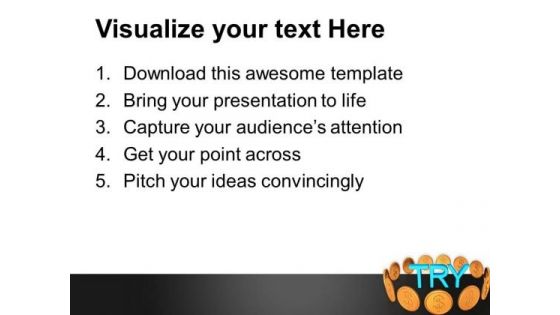 Try To Save Money PowerPoint Templates Ppt Backgrounds For Slides 0613
