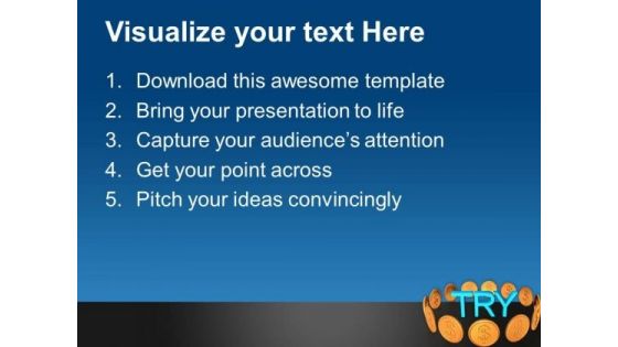 Try To Save Money PowerPoint Templates Ppt Backgrounds For Slides 0613