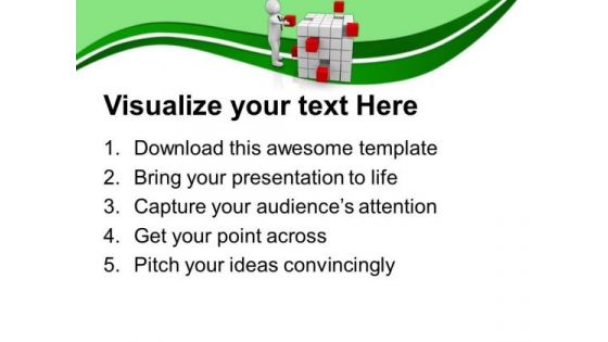 Trying To Focus On Task PowerPoint Templates Ppt Backgrounds For Slides 0713