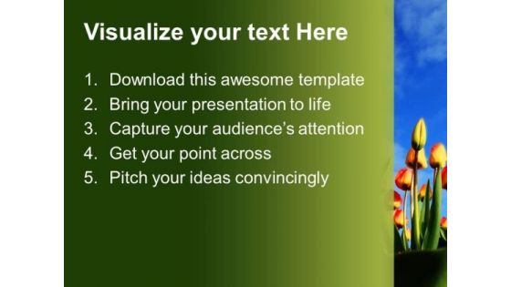 Tulips Background PowerPoint Templates And PowerPoint Themes 0512