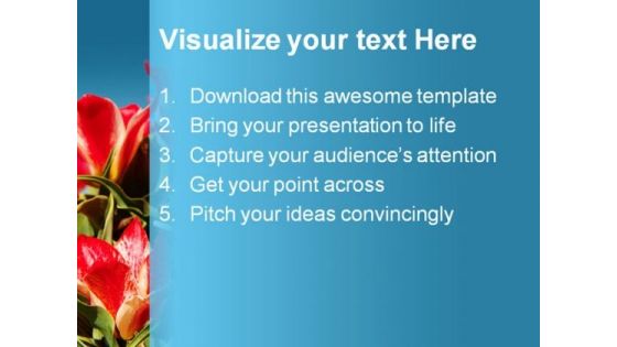 Tulips Beauty PowerPoint Backgrounds And Templates 0111