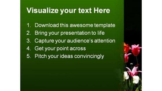 Tulips Beauty PowerPoint Templates And PowerPoint Backgrounds 0311