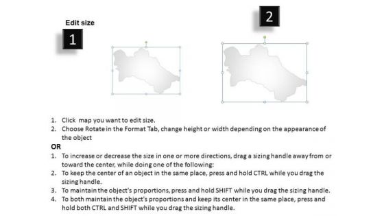 Turkmenistan PowerPoint Maps