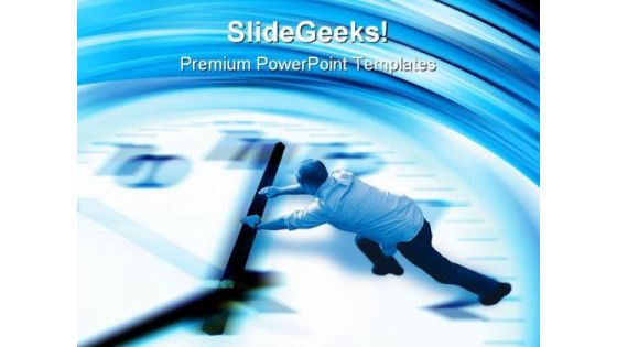 Turn Back Time Business PowerPoint Templates And PowerPoint Backgrounds 0811