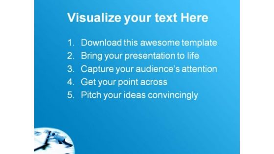 Turn Back Time People PowerPoint Template 1110