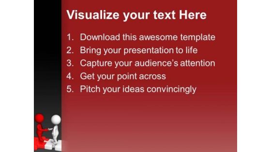 Two Different People Can Make Good Team PowerPoint Templates Ppt Backgrounds For Slides 0713