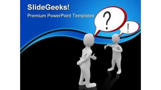 Two Man Arguing Business PowerPoint Themes And PowerPoint Slides 0511