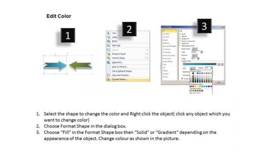 Two Opposing Views Editable PowerPoint Templates