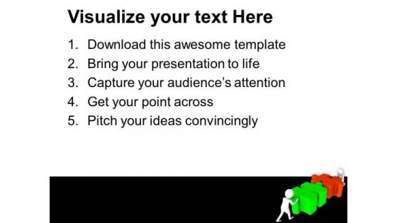 Two People Can Make Great Impact PowerPoint Templates Ppt Backgrounds For Slides 0713