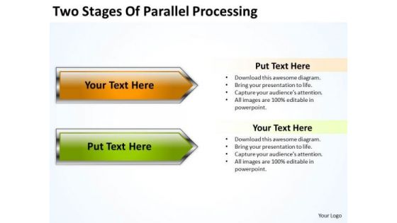 Two Stages Of Parallel Processing Business Plan PowerPoint Slides Two Stages Of Parallel Processing Business Plan PowerPoint Slides
