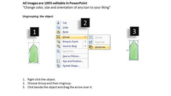 Two Way Linear Parallel Process Diagram 6 Steps How To Business Plan PowerPoint Templates