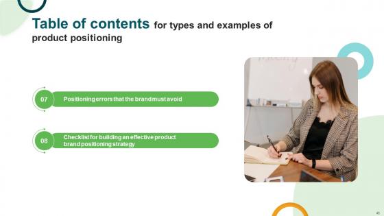 Types And Examples Of Product Positioning Ppt Powerpoint Presentation Complete Deck With Slides