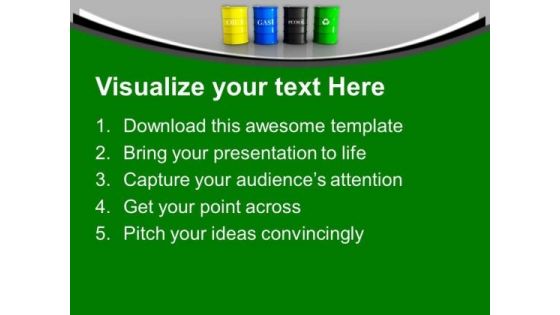 Types Of Natural Resoures Fuel Savings PowerPoint Templates Ppt Backgrounds For Slides 0213