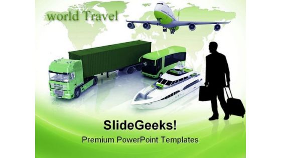 Types Of Transport Travel PowerPoint Templates And PowerPoint Backgrounds 0711