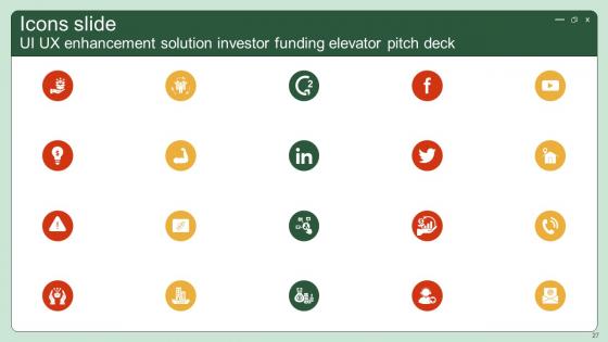 UI UX Enhancement Solution Investor Funding Elevator Pitch Ppt Template