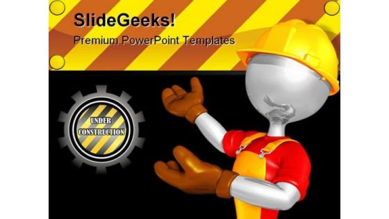 Under Construction02 Architecture PowerPoint Templates And PowerPoint Backgrounds 0611