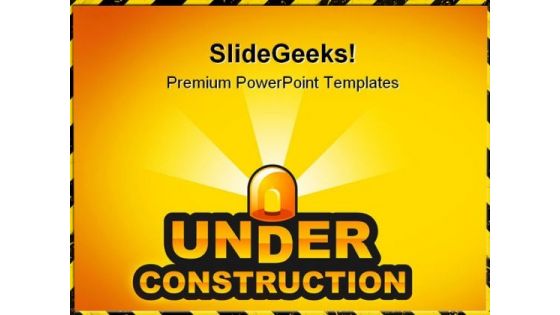 Under Construction02 Architecture PowerPoint Themes And PowerPoint Slides 0811