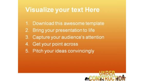 Under Construction05 Architecture PowerPoint Templates And PowerPoint Backgrounds 0811