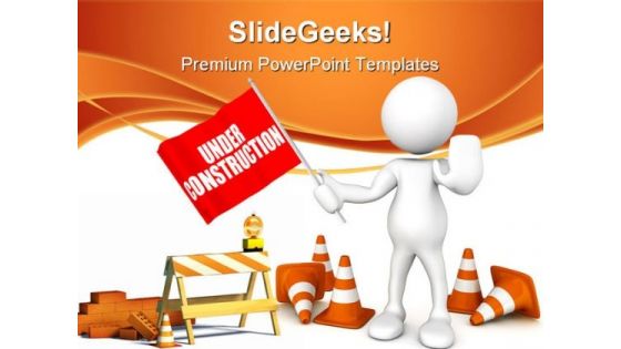 Under Construction06 Architecture PowerPoint Themes And PowerPoint Slides 0811