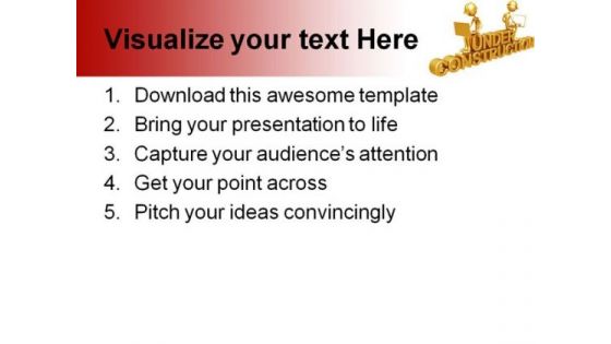 Under Construction Architecture PowerPoint Themes And PowerPoint Slides 0611