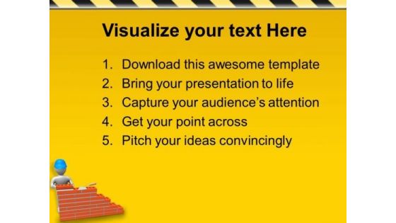 Under Construction Process PowerPoint Templates Ppt Backgrounds For Slides 0713