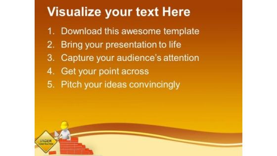 Under Construction Projects PowerPoint Templates Ppt Backgrounds For Slides 0513