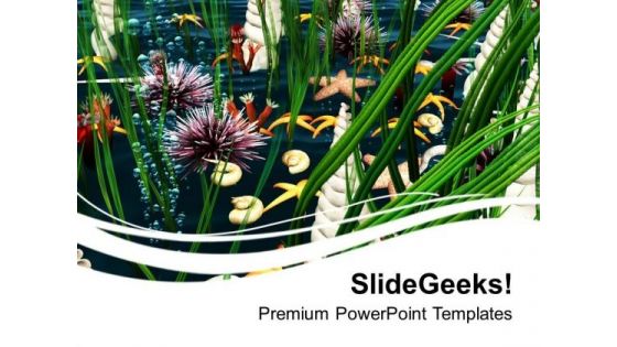Under Sea Graphic Background PowerPoint Templates Ppt Backgrounds For Slides 0513