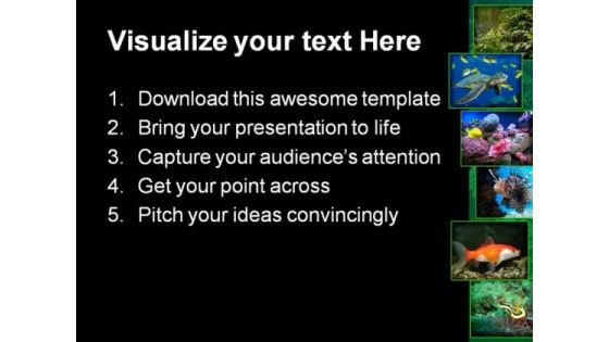 Underwater Animals Nature PowerPoint Themes And PowerPoint Slides 0211