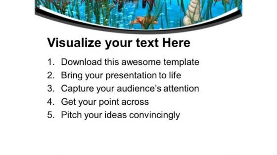 Underwater Background PowerPoint Templates Ppt Backgrounds For Slides 0713