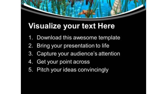 Underwater Background PowerPoint Templates Ppt Backgrounds For Slides 0713
