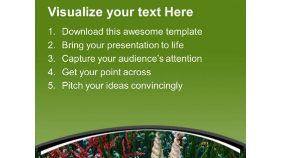 Underwater Green Background Template PowerPoint Templates Ppt Backgrounds For Slides 0413