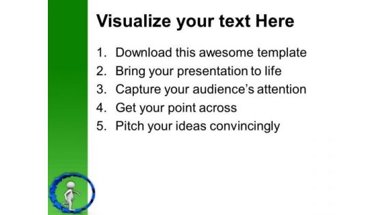Unidirectional Path Of Success PowerPoint Templates Ppt Backgrounds For Slides 0613
