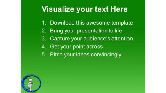 Unidirectional Path Of Success PowerPoint Templates Ppt Backgrounds For Slides 0613