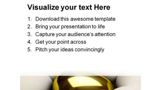Unique Golden Egg Leadership PowerPoint Templates And PowerPoint Backgrounds 0711
