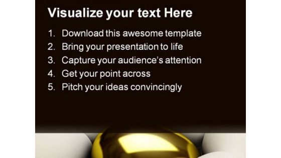 Unique Golden Egg Leadership PowerPoint Templates And PowerPoint Backgrounds 0711