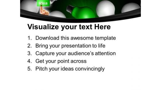 Unique Idea Bulb Business PowerPoint Templates And PowerPoint Themes 0812