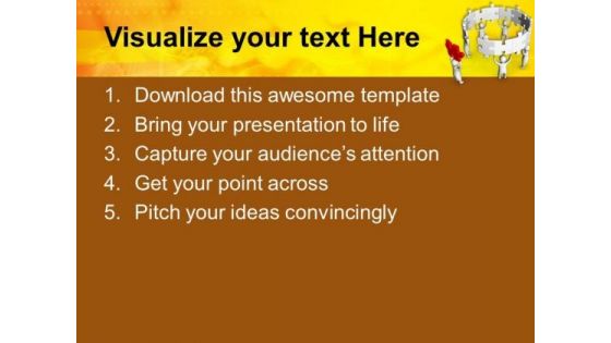 Uniqueness And Individuality Concept PowerPoint Templates Ppt Backgrounds For Slides 0413
