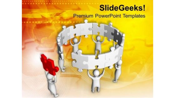 Uniqueness And Individuality Concept PowerPoint Templates Ppt Backgrounds For Slides 0413