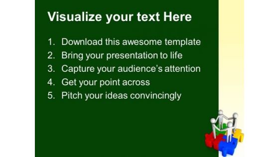 United People On Puzzles PowerPoint Templates And PowerPoint Themes 1012