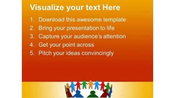 United People Teamwork PowerPoint Templates And PowerPoint Themes 1012