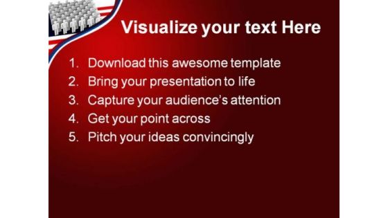 United State Americana PowerPoint Themes And PowerPoint Slides 0611