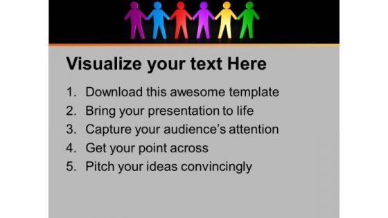 Unity And Diversity Concept PowerPoint Templates Ppt Backgrounds For Slides 0413