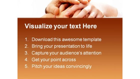 Unity Handshake PowerPoint Themes And PowerPoint Slides 0811