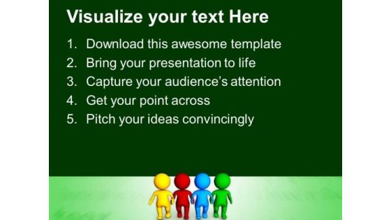 Unity In Diversity Teamwork Concept PowerPoint Templates Ppt Backgrounds For Slides 0513