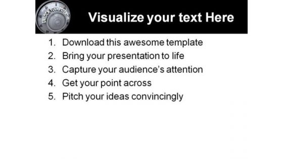 Unlock Your Potential Security PowerPoint Template 1110
