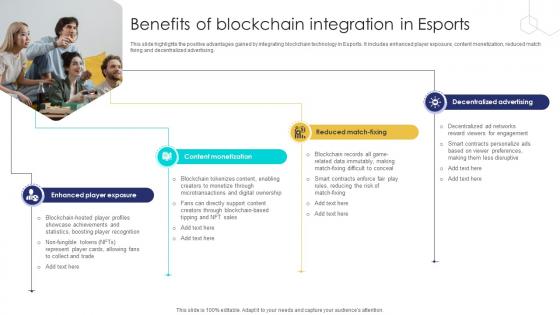 Unlocking The Potential Of Benefits Of Blockchain Integration In Esports BCT SS V