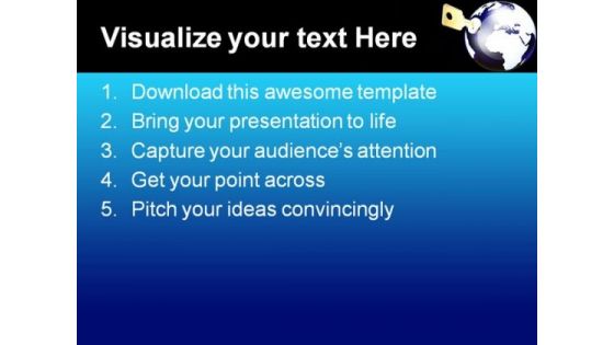 Unlocking The World Security PowerPoint Templates And PowerPoint Backgrounds 0211