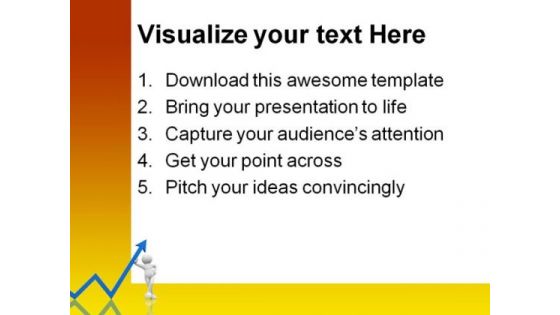 Up Arrow Business PowerPoint Themes And PowerPoint Slides 0411