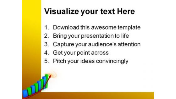 Up Arrow Graph Business PowerPoint Themes And PowerPoint Slides 0511