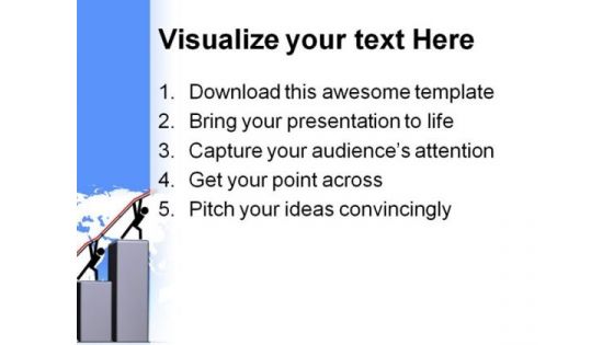 Up Diagram Graph Business PowerPoint Backgrounds And Templates 1210